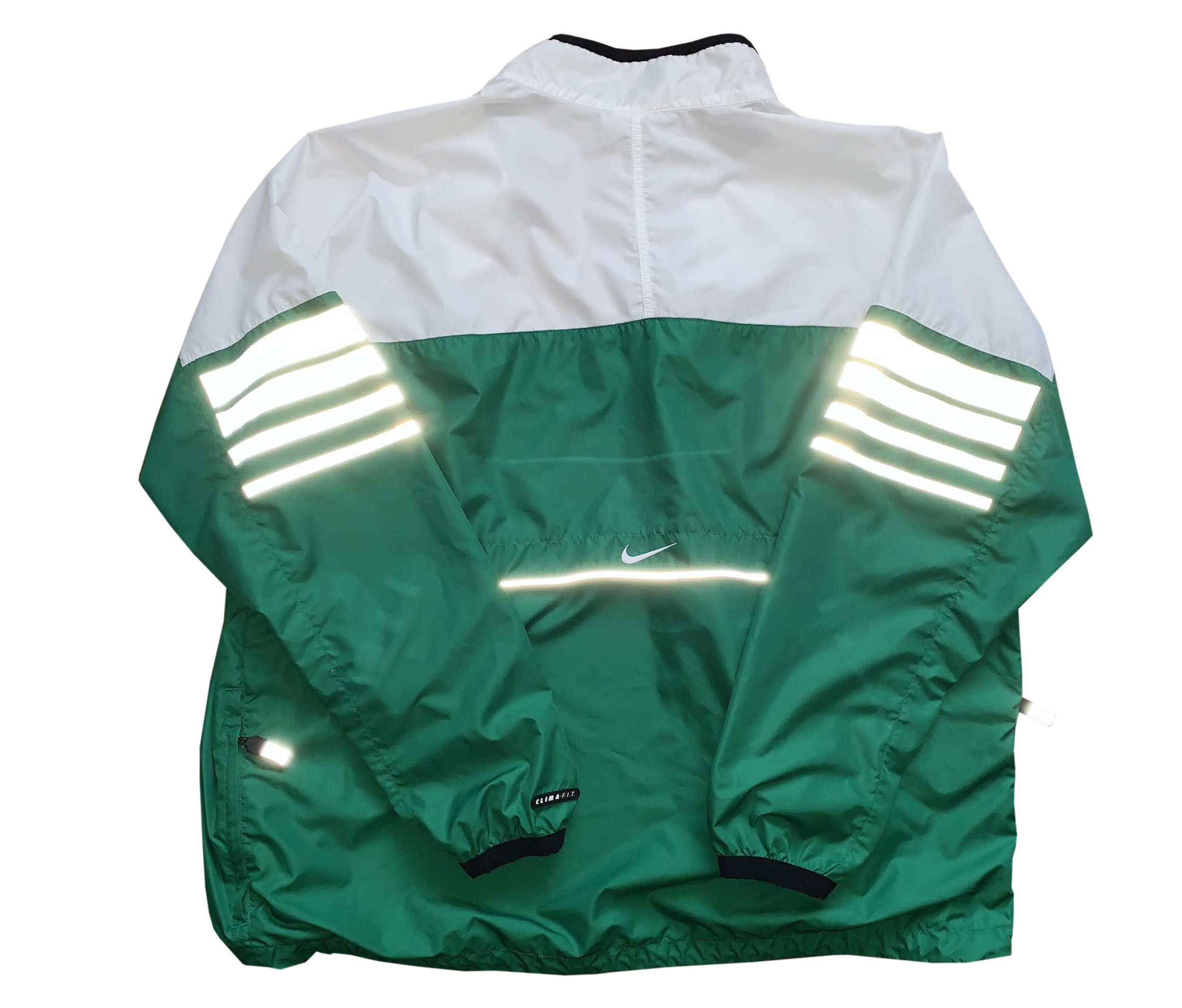 Vintage Nike Clima F.I.T. White / Green / 3M Windbreaker